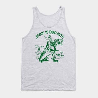 jesus dino mite Tank Top